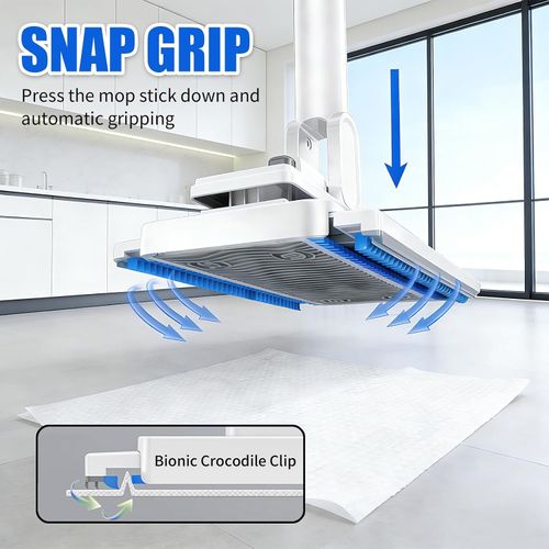 Disposable Snap Grip MiniMop Sweep for Wall Cleaner