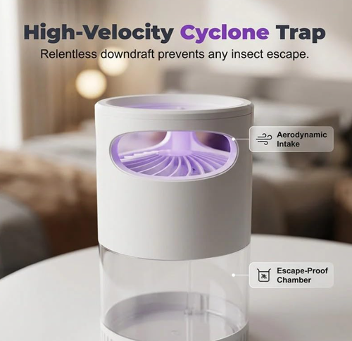 UV Ｍ𝐨𝐬𝐪𝐮𝐢𝐭𝐨 К𝐢𝐥𝐥𝐞𝐫 Lamp, Quiet 360° Omnidirectional Ι𝐧𝐬𝐞𝐜𝐭 Trap, USB Powered, Safe for Kids and Pets, Electric Ｍ𝐨𝐬𝐪𝐮𝐢𝐭𝐨 𝐑𝐞𝐩𝐞llent Light for Home Camping Patio (White)