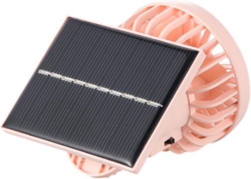 Generic Clip Cap Fan Hands Free Solar Powered Small 3 Speeds Wind Speed Personal Fan Portable for Outdoor Activities Barbecue Golfing
