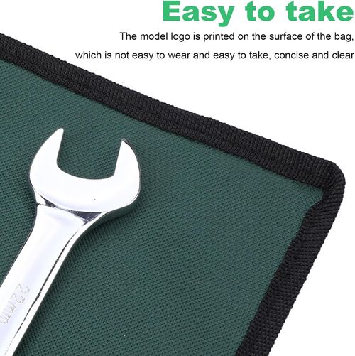 Standard Wrench Set, Sturdy High-Carbon Steel Metric Wrench Set, Use Wrench Kit with Double Head, Tools Set with Storage Bag for Cars, Mechanical Work
