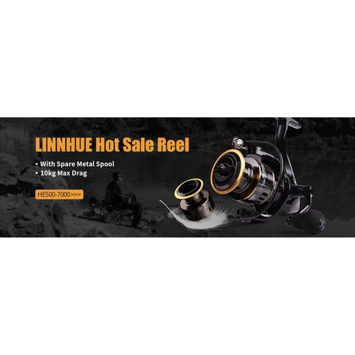 LINNHUE Fishing Reel 1000-7000 Metal Ball Grip 8kg 5.2:1 Gear Ratio High Speed Spinning Reel Carp Fishing Reels For Saltwater