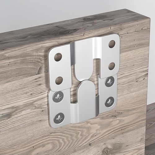 20 Pairs Stainless Steel Interlock Hanging Buckle Equipped with 80 Steel Screws