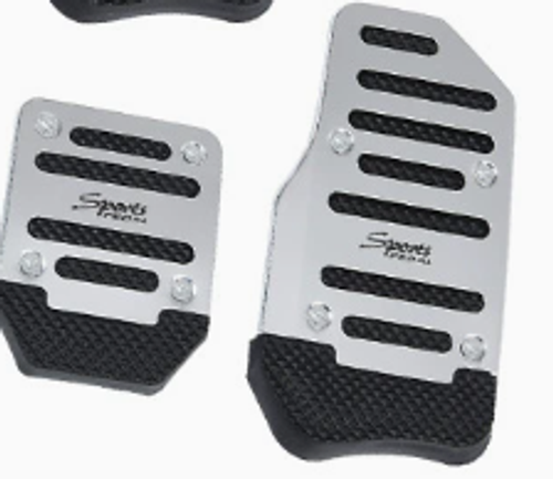 Thickened anti-slip car pedals,universal for manualautomatic transmissions, wear-resistant accelerator and brake pedals No-drill installation car pedals, anti-slip and anti-fall accelerator and brake pedals, car accessories Metal anti-slip pedals, universal car accelerator, brake, and clutch pedal modification parts
