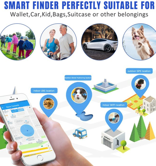 GPS Locator Tracker Anti-Lost Locator Tracker Theft Wireless Device Voice Recording Finder for IOS  Android Systems