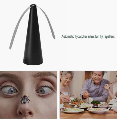 Fly repellent fan, plug-in outdoor multi-functional fully automatic fly catcher, fly and mosquito repellent artifact.