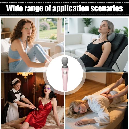Vibration Wand Massager Handheld 5 Speeds Personal Massager,Lightweight Ergonomic Portable Travel Massaging Tool full body muscle massage Full Body Pain Relief Muscle Massage Machine for Men & Women