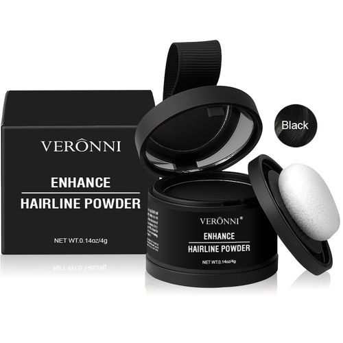Hairline Powder Root Touch Up Hair Color, Instant Hairline Powder for Thinning Areas and Gray Hair Coverage, Natural and Non-greasy Root Cover up for Women and Men