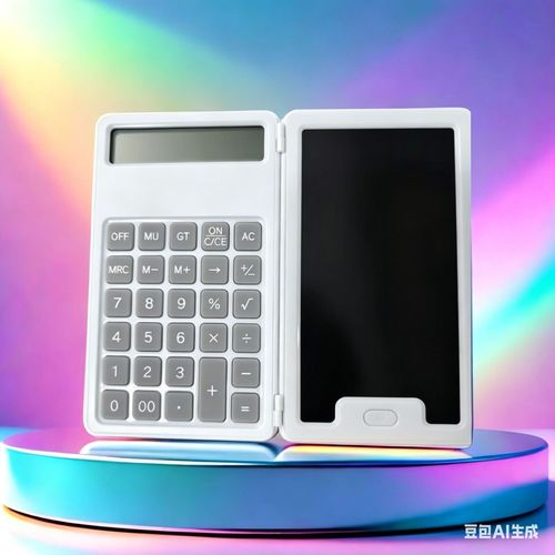 Multifunctional Rechargeable Calculator with Writing Tablet