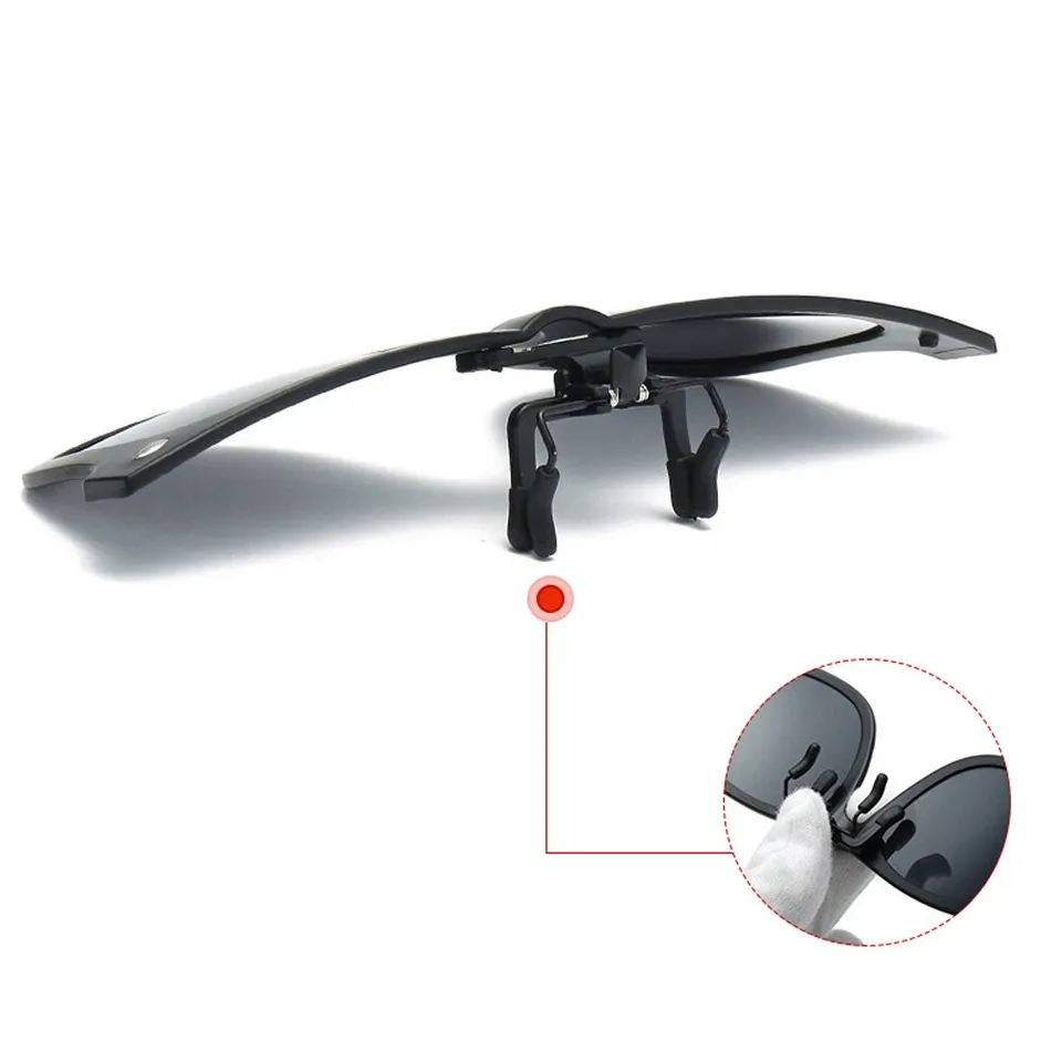 Clip-on Polarized Lenses for Myopia (Invisible or Low-Profile Style)