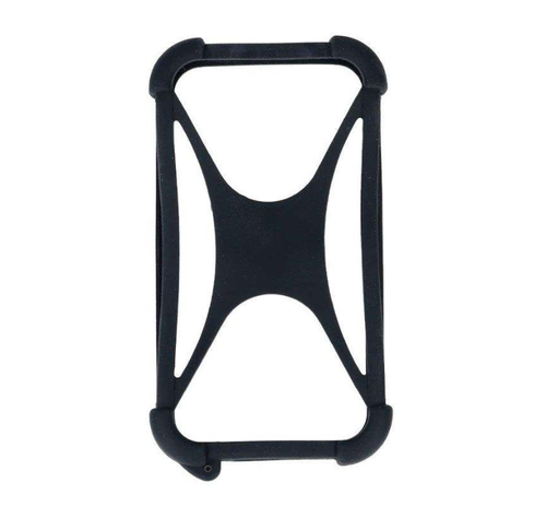 Universal Silicone Phone Case – Black (Shock-proof, with thickened, protective corner bumpers)
