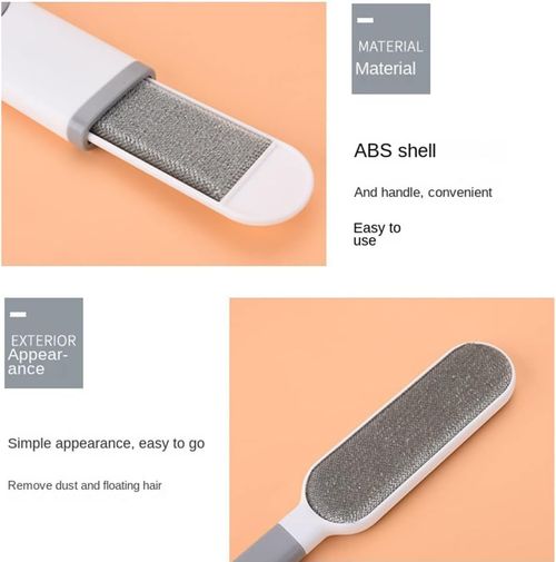 Linter Electrostatic Pet Hair Remover Brush Pet Skin Cleaning Brush Anti-Static Wool Cleaning Brush for Lint Remover Bed Sofa Clothes for Dog Cat