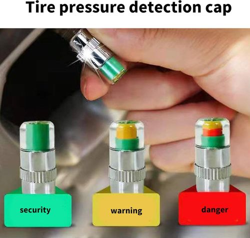 Leak Proof Tire Pressure Valves Caps Detection with Digital Display Gauge Indicators Alerts for Car Monitorings