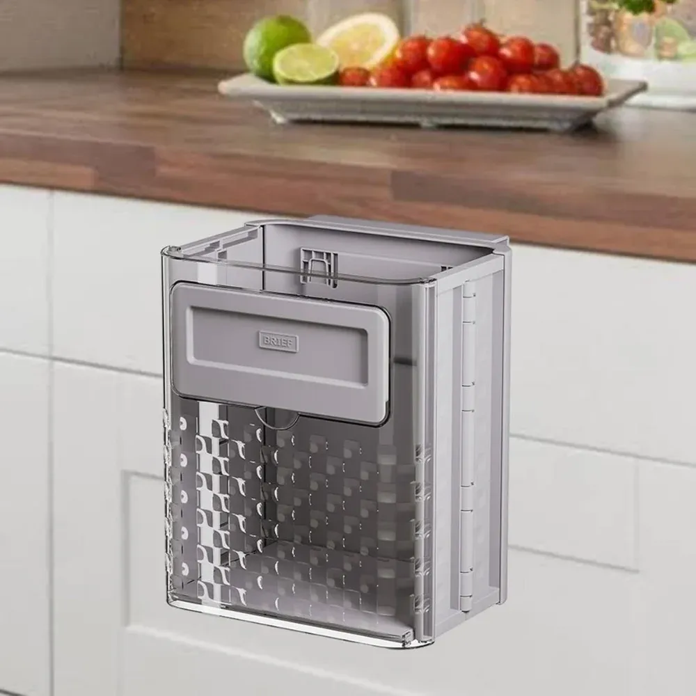 Wall Mounted Acrylic Dustbin