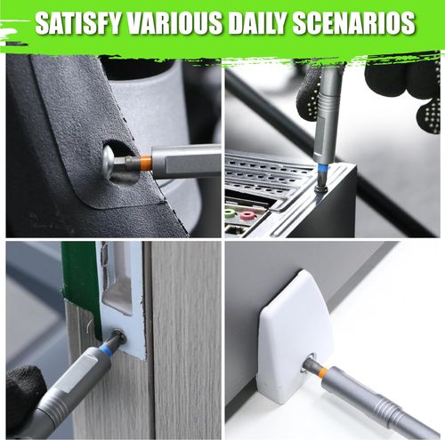 24 in 1 Magnetic Ratchet Screwdriver Set with Detachable T Handle