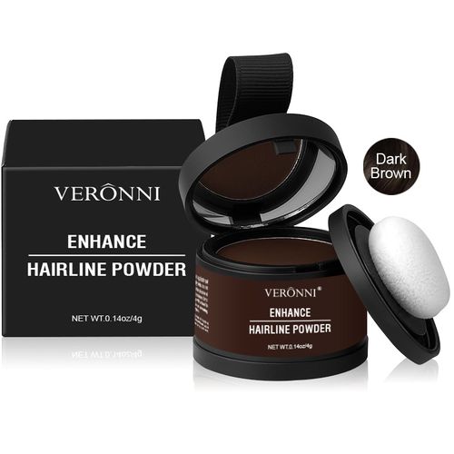 Hairline Powder Root Touch Up Hair Color, Instant Hairline Powder for Thinning Areas and Gray Hair Coverage, Natural and Non-greasy Root Cover up for Women and Men
