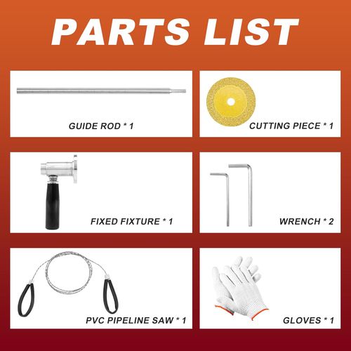 PVC Pipe Inside Cutter with Diamond Grit Cutting