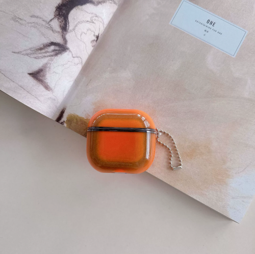 2nd Generation Luminous Flowing Sand AirPods Case, Anti-Drop Protective Cover, Compatible with AirPods 1 2