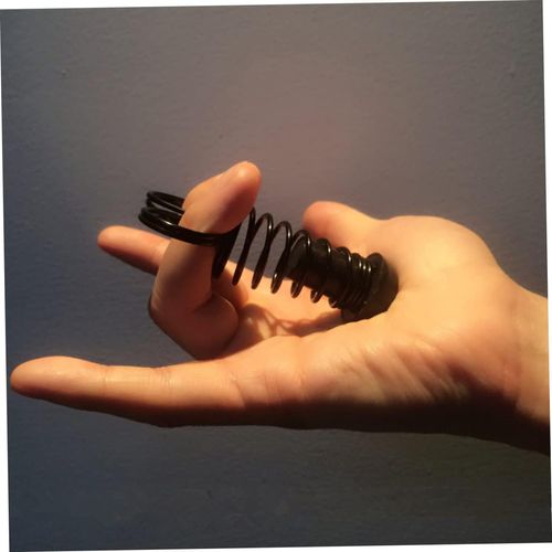 Heavy Grip Metal Finger Grippers Endurance Trainer for Forearm Strength Fitness Exercise Tools Black Ideal for Strength Training and Hand Rehabilitation