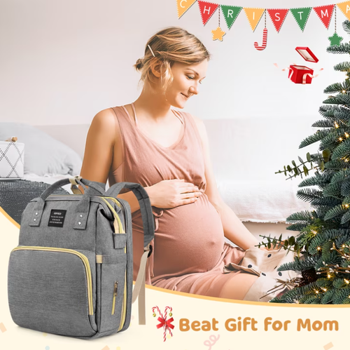 Baby Diaper Bag Backpack with Changing Station Diaper Bags for Baby Bags for Boys Girl Diper Bag with Bassinet Bed Mat Pad Men Dad Mom Travel Waterproof Stroller Straps Large Capacity