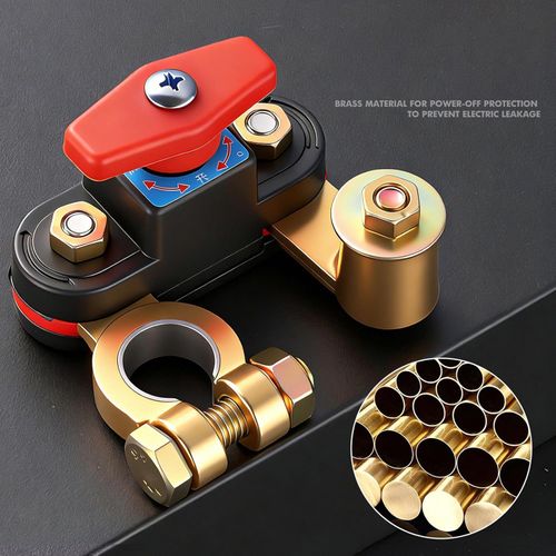 12–24V Copper Rotary Switch for Auto Parts  For Truck  Boat  RV and Yacht Batteries  Suitable for Trucks, Boats, Motorcycles, Vehicles, Caravans, RVs, Yachts, ATVs, and Generators.