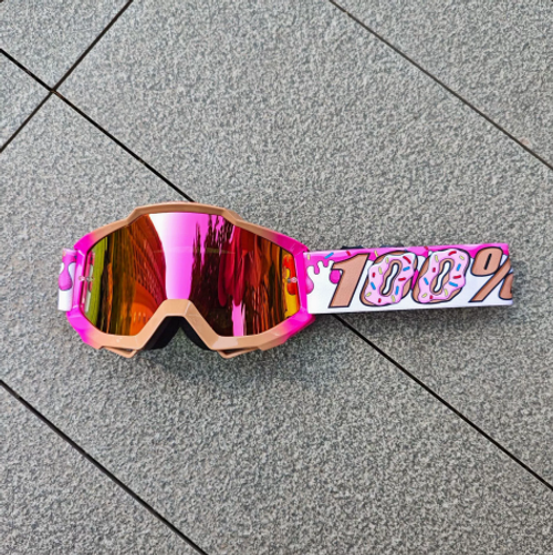 Donut-shaped goggles, outdoor cycling windproof glasses, new trendy glasses, windproof and UV-protective.