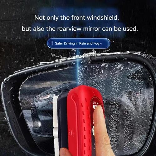 Evstyr Automotive Oil Film Cleaner Brush, 2025 Upgrade Automotive Oil Film Cleaning Brush, Glass Oil Film Remover Brush for Car, Prevents Rain and Fog Cleaning Glass Brush