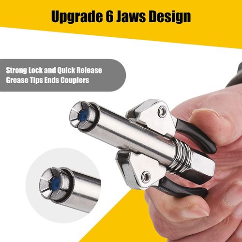 Bocal de graxa para pistola de graxa M6-M14 liberação rápida reutilizável acoplador de graxa bocal de óleo para carro, apenas acoplador de graxa