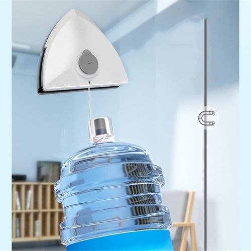 Magnetic Window Cleaner Glass Wiper Window Cleaner Double-Side Magnetic Glass Cleaning Tool Suitable for Single with Thickness of 3-10mm