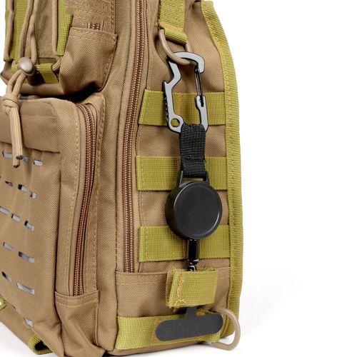 Retractable Anti-Theft Phone Tether Lanyard Locking Carabiner