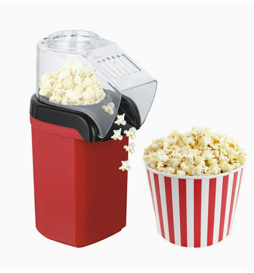 Mini Electric Hot-Air Popcorn Maker for Home Use