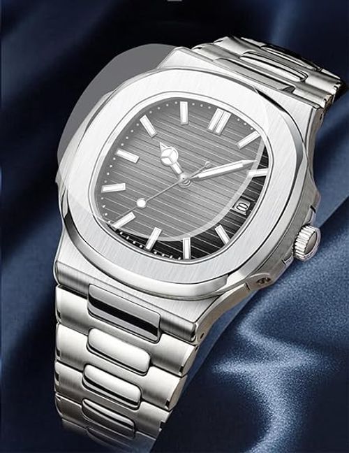 Men Quartz Movement Watch Waterproof Luminous Men's Watch, Stainless Steel Strap Business Watches