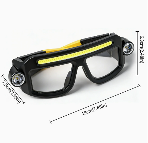 XTE Multifunctional Eyewear Light – USB Rechargeable, Long-Lasting Lithium Battery, Head-Mounted Light for Outdoor Hiking