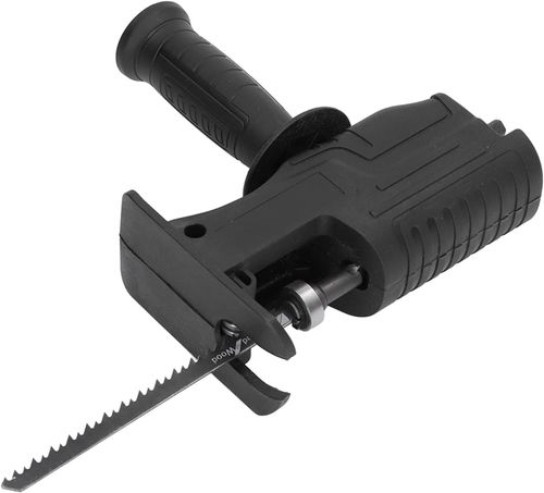 Reciprocating Saw Adapter Electric Drill to Reciprocating Saw Adapter, Hand Drill to Reciprocating Saw Chainsaw Conversion Head Kit, Woodworking Hand Saw Drill Jig Saw Attachment