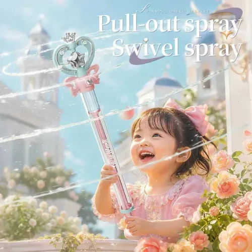 2026 Popular New Magic Fairy Wand Water Gun Summer Water Amusement Toy Birthday Gift Water Play Game