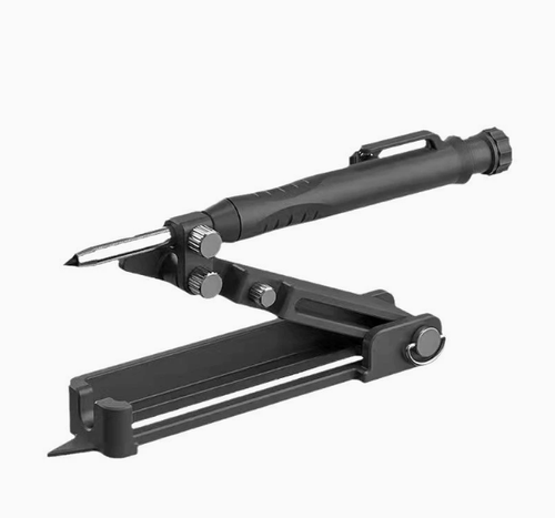 Marking tool, woodworking graffiti line measuring tool, angle ruler, woodworking ruler, anti-conformity measuring gauge, stand