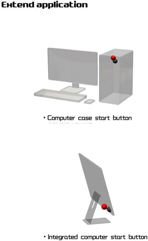 Car One-Button Start Lever, Car Push To Start Button Rocker, 2025 New Car One Button Start Lever, One-Touch Start Button Starter Cover Decorative Accessories (Red)