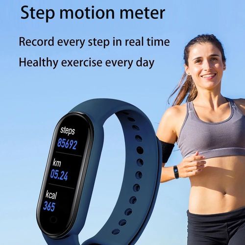 M8 Smart Bracelet – Waterproof Sports Smartwatch (Monitors Heart Rate, Sleep, etc.)