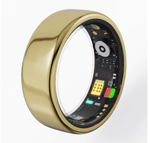TK5 Smart Ring Bluetooth Band: Monitors Heart Rate, Blood Pressure, Blood Oxygen, Sleep, Exercise, Steps, Waterproof, and Takes Photos