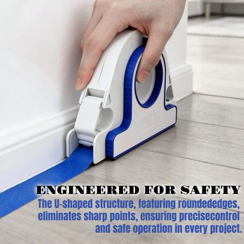 Painters Tape Applicator, Masking Master Tape Dispenser  Scraper, Masking Paint Tape Applicator Set for Painting Trim, Wall and Floor Painting