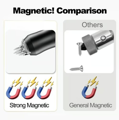 🔥Strong Magnetic Screw Holder- Universal 1or4Hex Bit , Power Drill Screw Ring