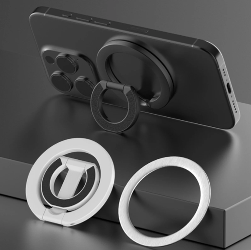 Magnetic Phone Holder for MagSafe Magnet Finger Ring Stand Strong Magnet Grip 360 Degrees Rotation Phone Kickstand