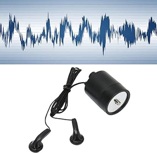 Sound Amplifier, High Accuracy Enhanced Microphone Audio Ear Listening Device Amplifier Through Wall Door Voice Tool, Water Gas Leakage Testing, Floor Heating Detection