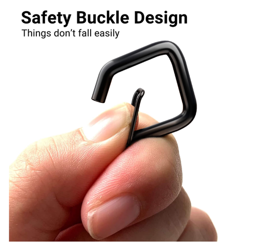 DAYBETTER 20PCS Metal Screw Hooks, Q-Hanger Hooks for String Lights, Ceiling Hooks for Wind Chimes, Lanterns,Outdoor Decorations