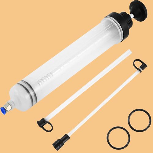 500ml Automotive Fluid Extractor Pump, Manual Oil Change Syringe