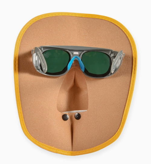 Welding mask, full face protection, heat protection, eye protection, lightweight headband, specifically designed for welders.