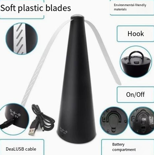 Fly repellent fan, plug-in outdoor multi-functional fully automatic fly catcher, fly and mosquito repellent artifact.
