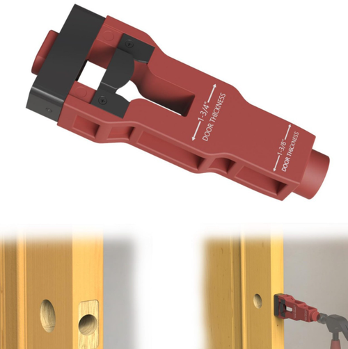 Door Latch Mortise Tool Installation Kit – Helps with Material Removal