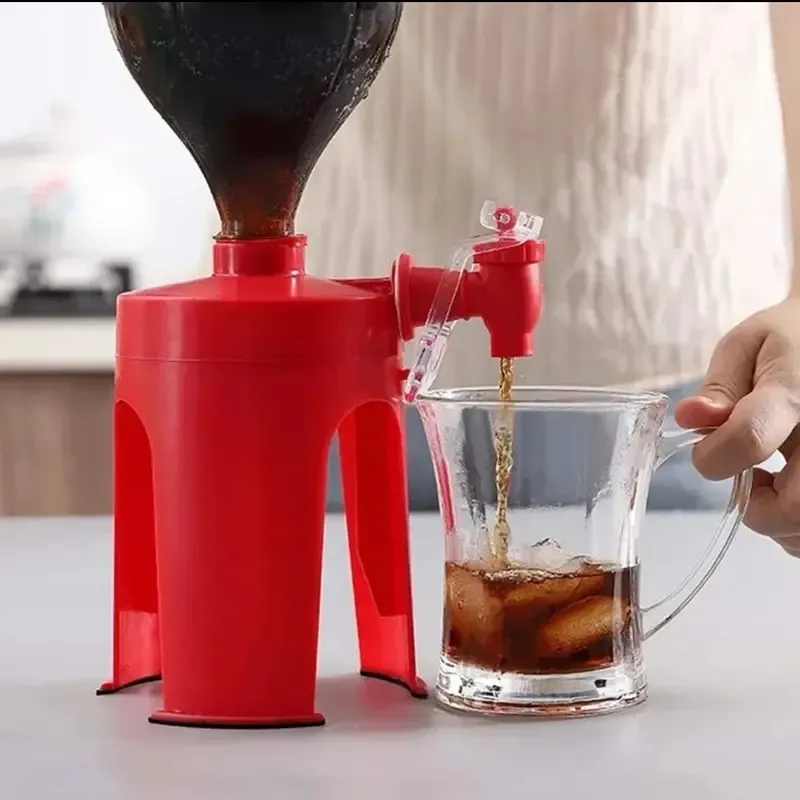 Innovative Cola Dispenser: Manual Inverted Beverage Dispenser with Switch