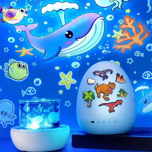 Music Player Galaxy Star Projector Night Light