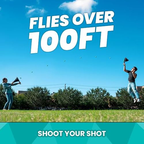 Waboba Slingair Slingair Slingshot Capture & Launch Game - One Motion Air Paddle Game with 2 Rackets and 2 Soft Balls, Indoor Outdoor Active Capture Game for Kids | One‑Motion Sling Air Paddle Capture Game for Indoor and Outdoor Kids and Families